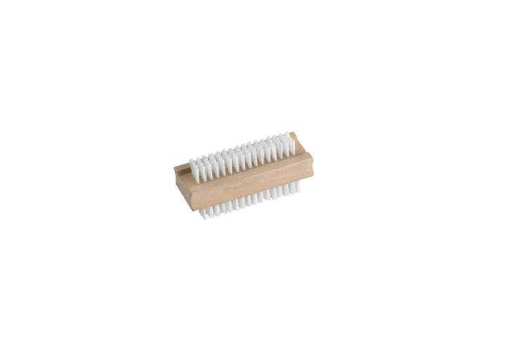 WOODEN DOUBLE SIDED NAIL BRUSH - Each