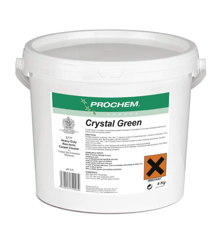 CRYSTAL GREEN POWDERED SHAMPOO - 4kg