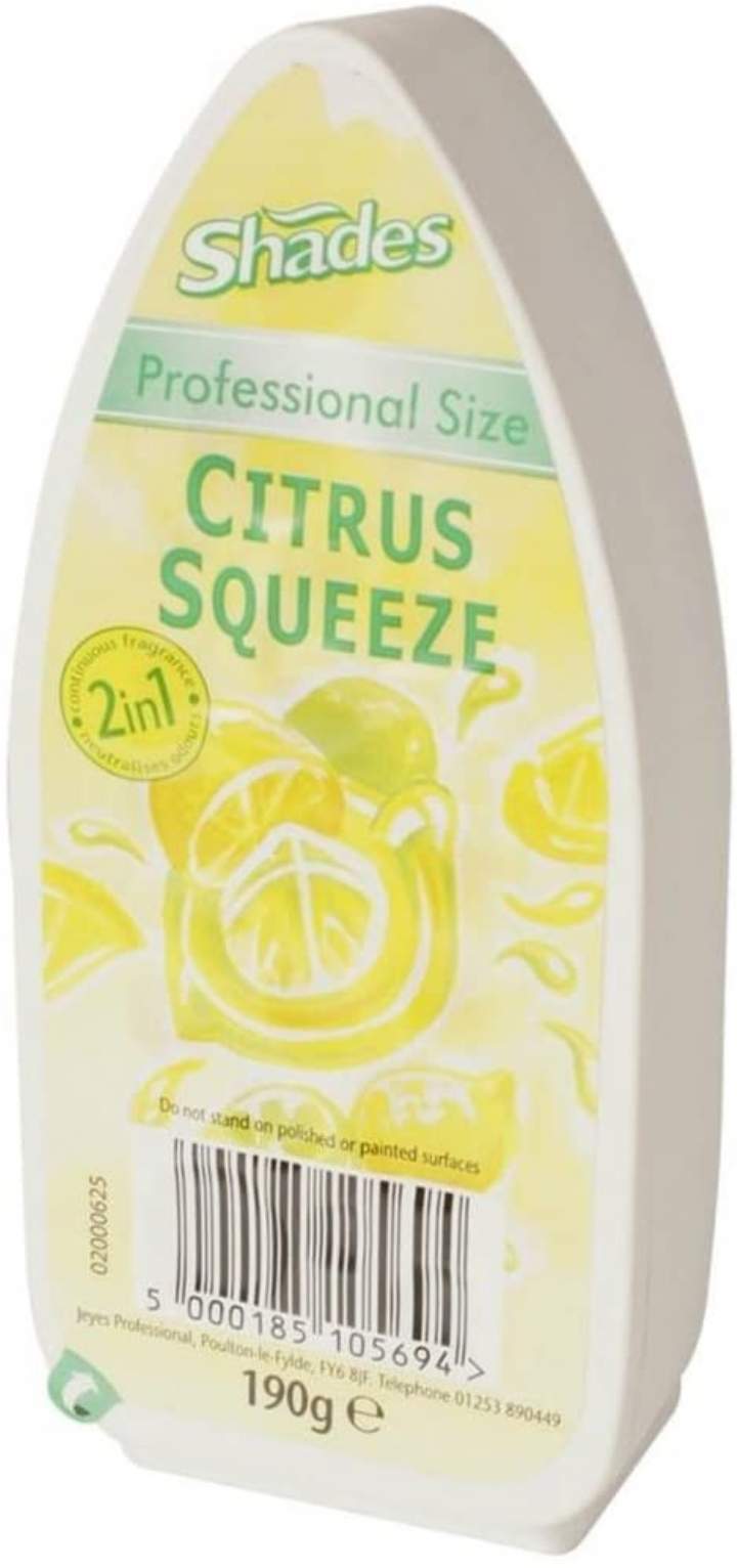 SHADES 24/7 SOLID AIR FRESHENERS CITRUS - Ctn 12