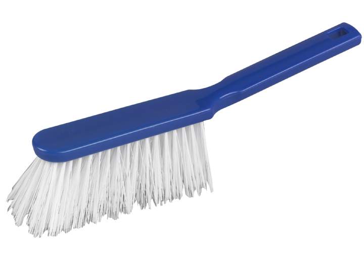 STIFF NYLON HAND BRUSH BLUE - Each