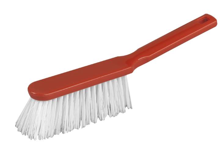 STIFF NYLON HAND BRUSH RED - Each