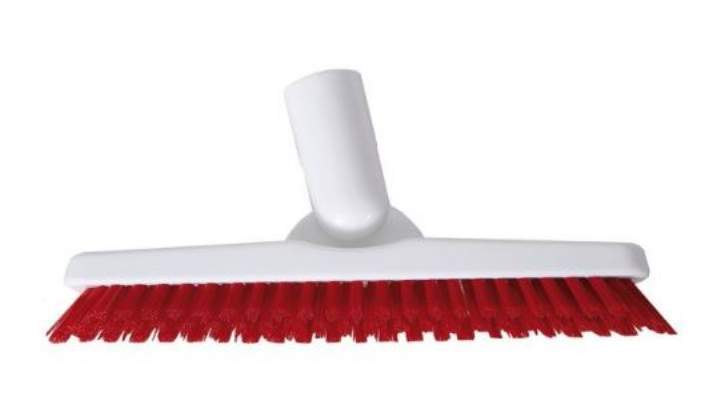 GROUT BRUSH HEAD and INTERCHANGE HANDLE RED - Complete