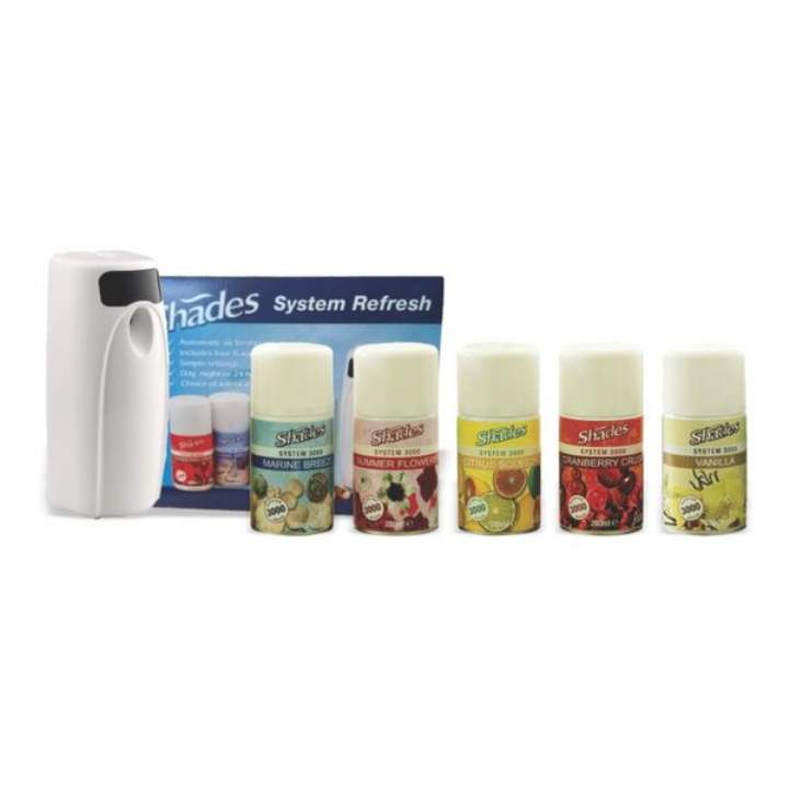 SHADES 3000 AUTO AIR FRESHENER KIT - Complete