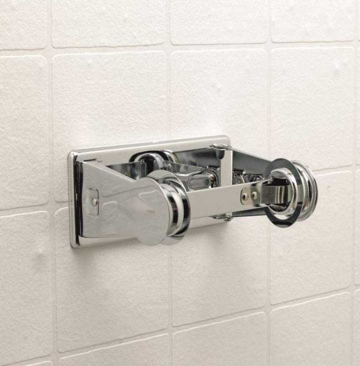 SINGLE LOCKABLE SS TOILET ROLL HOLDER - Each